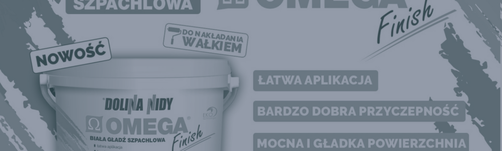 Gładź szpachlowa Dolina Nidy OMEGA Finish – dostępna w hurtowni budowlanej 4Bud Zielona Góra