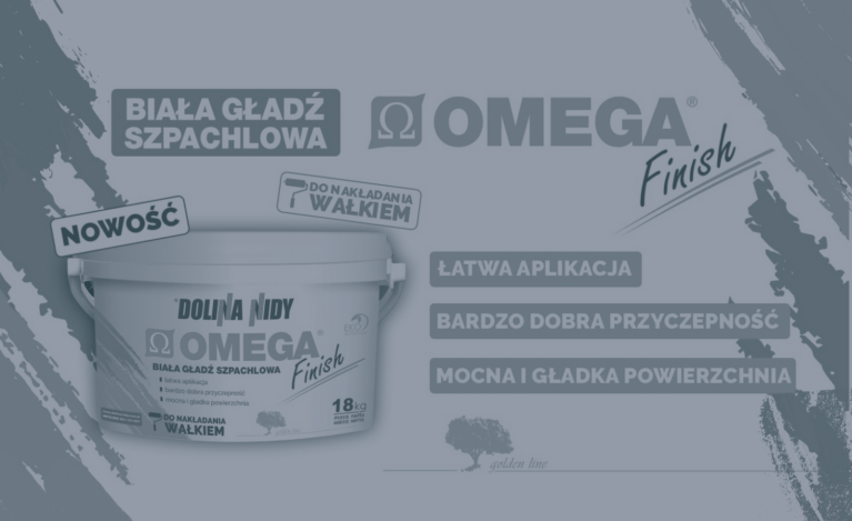 Gładź szpachlowa Dolina Nidy OMEGA Finish – dostępna w hurtowni budowlanej 4Bud Zielona Góra