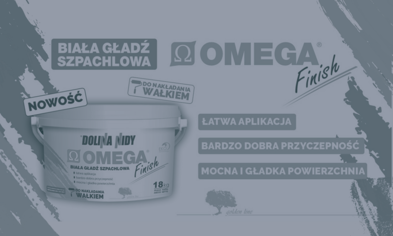 Gładź szpachlowa Dolina Nidy OMEGA Finish – dostępna w hurtowni budowlanej 4Bud Zielona Góra